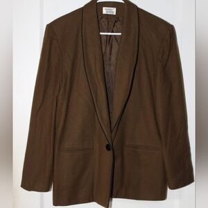 Vintage Hasting & Smith Brown Blazer Size 16